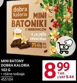 Selgros Mini batony dobra kaloria 102g oferta