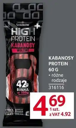 Selgros Kabanosy protein 60g Sokołów oferta