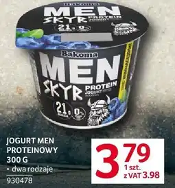 Selgros Jogurt men proteinowy 300g Bakoma oferta