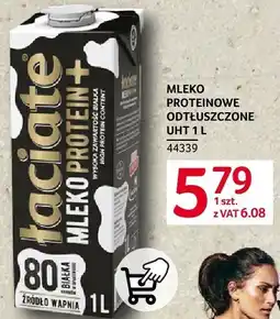 Selgros Mleko proteinowe odtłuszczone uht 1l Łaciate oferta