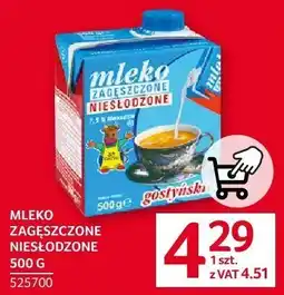 Selgros Mleko zagęszczone niesłodzone 500g Gostyń oferta