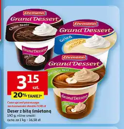 Auchan Deser choc noir Ehrmann grand dessert oferta