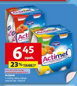 Auchan Jogurt truskawka Danone actimel oferta