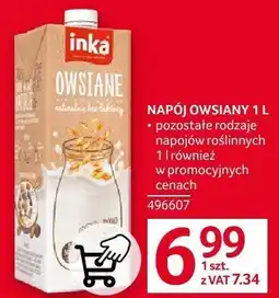 Selgros Napój owsiany 1l Inka oferta