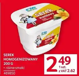 Selgros Serek homogenizowany 200g Selgros oferta