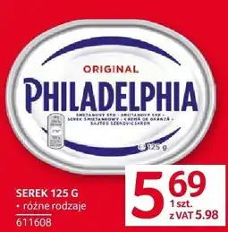 Selgros Serek 125g Philadelphia oferta