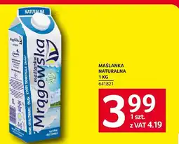 Selgros Maślanka naturalna 1kg Selgros oferta