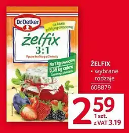 Selgros Żelfix 3:1 25g Dr. Oetker oferta