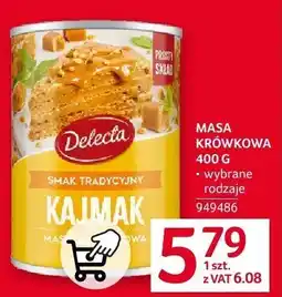Selgros Masa krówkowa kajmak Delecta oferta