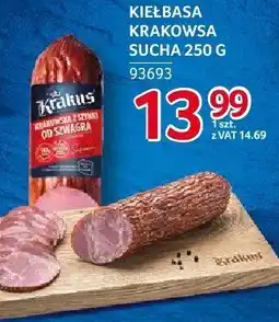 Selgros Kiełbasa krakowska sucha 250g Krakus oferta