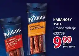 Selgros Kabanosy 150g Krakus oferta