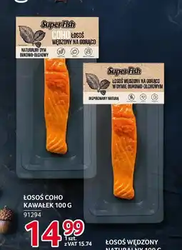 Selgros Łosoś coho kawałek 100g SuperFish oferta