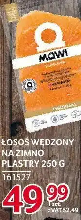 Selgros Łosoś wędzony na zimno plastry 250g Mowi oferta