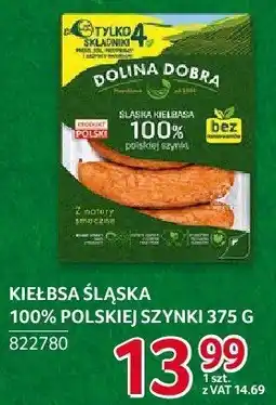 Selgros Kiełbasa śląska 100% polskiej szynki 375g Dolina Dobra oferta