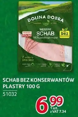 Selgros Schab bez konserwantów plastry 100g Dolina Dobra oferta