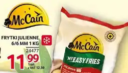Selgros Frytki julienne 6/6mm 1kg McCain oferta