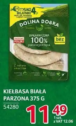 Selgros Kiełbasa biała parzona 375g Dolina Dobra oferta