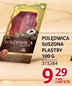 Selgros Polędwica suszona plastry 100 g ZMB Białystok oferta