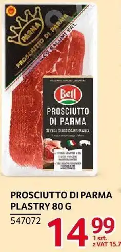 Selgros Prosciutto di parma plastry 80 g Bell oferta