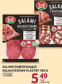 Selgros Salami dojrzewające delikatesowe plastry 100 g Bell oferta