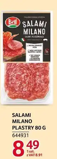 Selgros Salami milano plastry 80 g Bell oferta