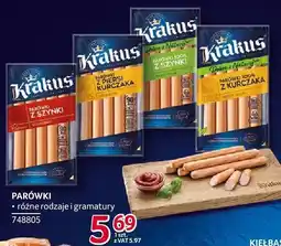 Selgros Parówki różne rodzaje i gramatury Krakus oferta