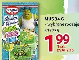 Selgros Mus Dr. Oetker 34 g wybrane rodzaje oferta