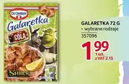 Selgros Galaretka Dr. Oetker 72 g wybrane rodzaje oferta