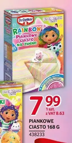 Selgros Piankowe ciasto Dr. Oetker 168 g oferta