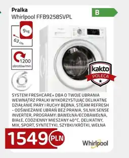 Kakto Pralka Whirlpool oferta