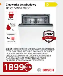 Kakto Zmywarka do zabudowy Bosch oferta