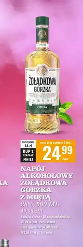 Biedronka Napój alkoholowy Żołądkowa Gorzka oferta