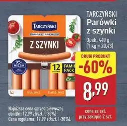 ALDI Parówki z szynki Tarczyński oferta
