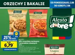 Lidl Mieszanka orzechów nerkowca i orzeszków ziemnych z papryczką chili Alesto oferta