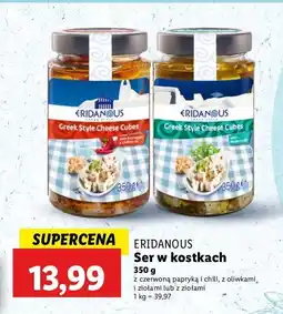 Lidl Ser w kostkach z papryką i chilli Eridanous oferta