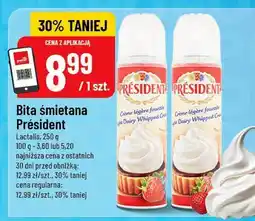 Polomarket Bita śmietana Président Lactalis oferta