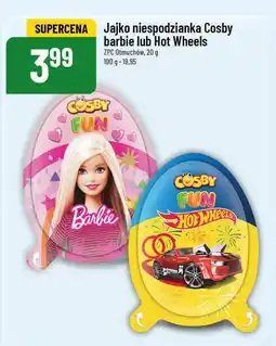 Jajko niespodzianka Cosby Barbie lub Hot Wheels ZPC Otmuchów