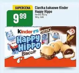 Polomarket Ciastka kakaowe Kinder Happy Hippo Ferrero oferta