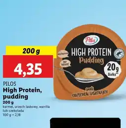 Lidl Pudding proteinowy czekoladowy PILOS HIGH PROTEIN oferta