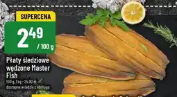 Polomarket Płaty śledziowe wędzone Master Fish 100g oferta