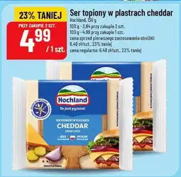 Polomarket Ser topiony w plastrach cheddar Hochland 180g oferta