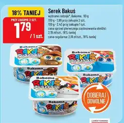 Polomarket Serek Bakuś Bakoma 90g oferta