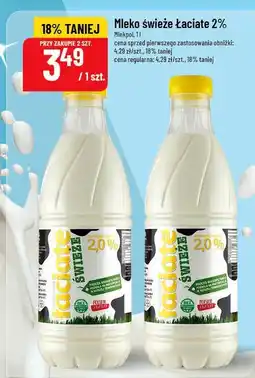 Polomarket Mleko świeże Łaciate 2% 1l oferta