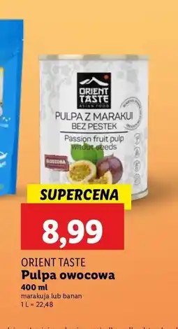 Lidl Pulpa bananowa Orient taste oferta