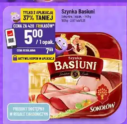 Polomarket Szynka Basiuni Sokołów 140g oferta