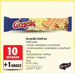 Intermarche Grześki Gofree 33g Goplana oferta