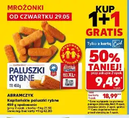 Kaufland Paluszki rybne kapitańskie Abramczyk oferta