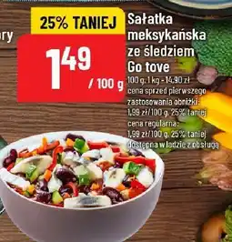 Polomarket Sałatka meksykańska z śledziem 100g Go tove oferta