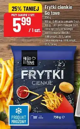 Polomarket Frytki cienkie 750g Go tove oferta
