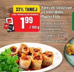 Polomarket Koreczki śledziowe po kaszubsku 100g Master Fish oferta